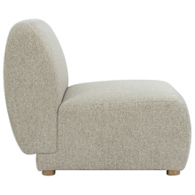 Crescent Armless Lounge Chair